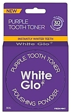Отбеливающий порошок для зубов - White Glo Purple Tooth Toner Polishing Powder — фото N1