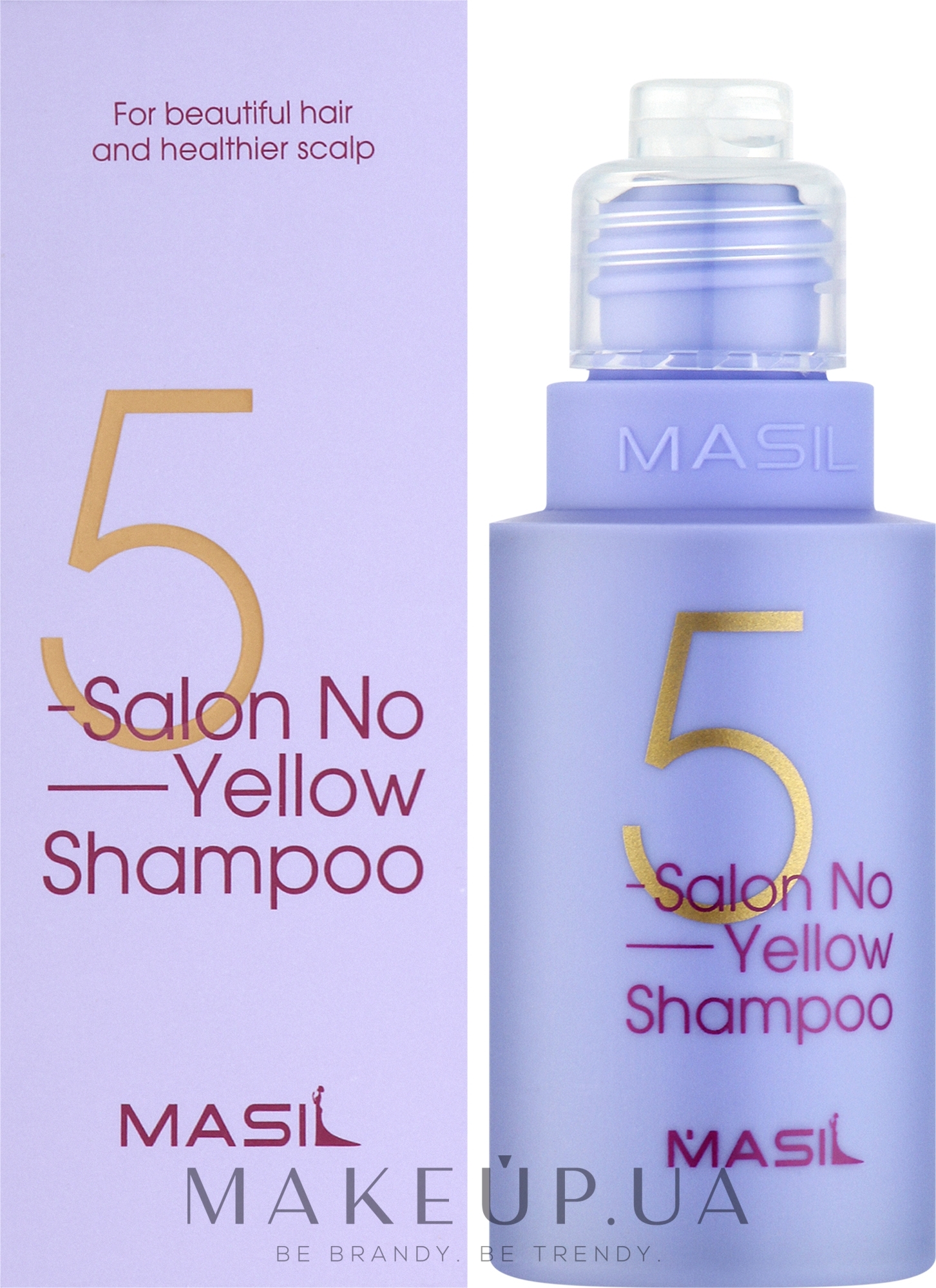 Шампунь против желтизны волос - Masil 5 Salon No Yellow Shampoo — фото 50ml