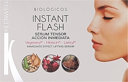 Парфумерія, косметика Антиоксидантна сироватка миттєвої краси - Keenwell Biologicos Instant-Flash Immediate Effect Lifting Serum