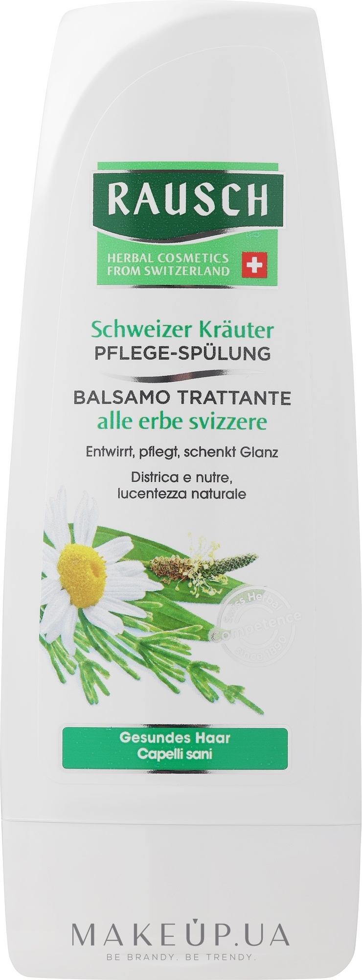 Кондиционер для волос с экстрактом швейцарских трав - Rausch Swiss Herbal Rinse Conditioner  — фото 200ml