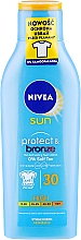Духи, Парфюмерия, косметика Солнцезащитный лосьон "Защита и загар" - NIVEA Sun Protect & Bronze Sun Lotion SPF30