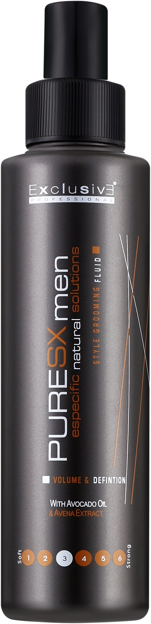 Флюид моделирующий для укладки волос - Exclusive Professional Pure SX Men Style Grooming Fluid — фото 200ml