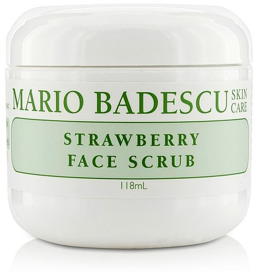 Полуничний скраб для обличчя - Mario Badescu Strawberry Face Scrub — фото N1
