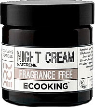 Парфумерія, косметика Нічний крем для обличчя без запаху - Ecooking Night Cream Fragrance Free