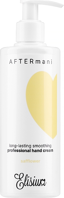 Крем для рук с цветочным ароматом - Elisium AFTERmani Long-lasting Smoothing Professional Hand Cream Safflower — фото N1