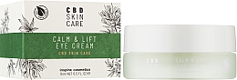 Крем з олією конопель навколо очей "Заспокоєння та ліфтинг" - Inspira:cosmetics CBD Skin Care Calm&Lift Eye Cream — фото N2