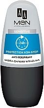Шариковый дезодорант - AA Men Protection Non-Stop 24h Anti-Perspirant Sensitive — фото N1