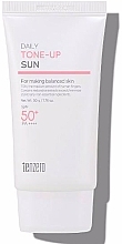 Тонізувальний сонцезахисний крем для обличчя - Tenzero Daily Tone Up Sun SPF 50+ Pa++++ — фото N1