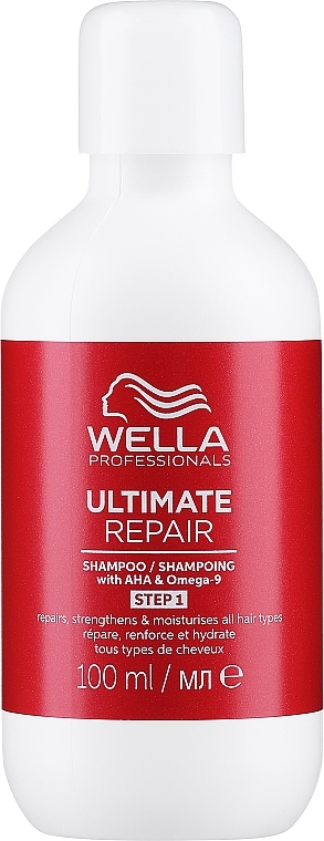 Шампунь для всех типов волос - Wella Professionals Ultimate Repair Shampoo With AHA & Omega-9 — фото N3