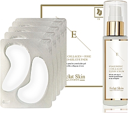Набор - Eclat Skin London Hyaluronic Acid & Collagen Set (f/ser/60ml + eye/pads/10pcs) — фото N1