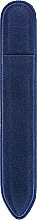 Пилка кришталева у чохлі зі шкіри 99-1252, 125 мм, блакитна - SPL — фото N2