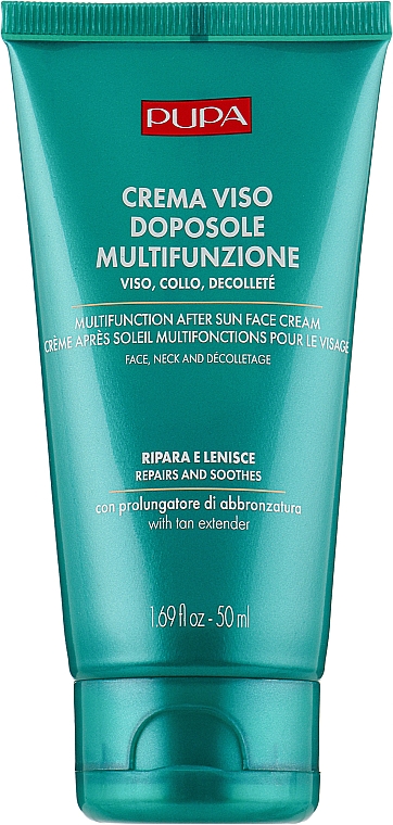 Крем для обличчя після засмаги - Pupa Multifunzione After Sun Face Cream — фото N1