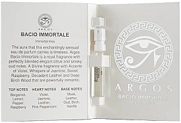 Парфумерія, косметика Argos Bacio Immortale - Парфумована вода (пробник)