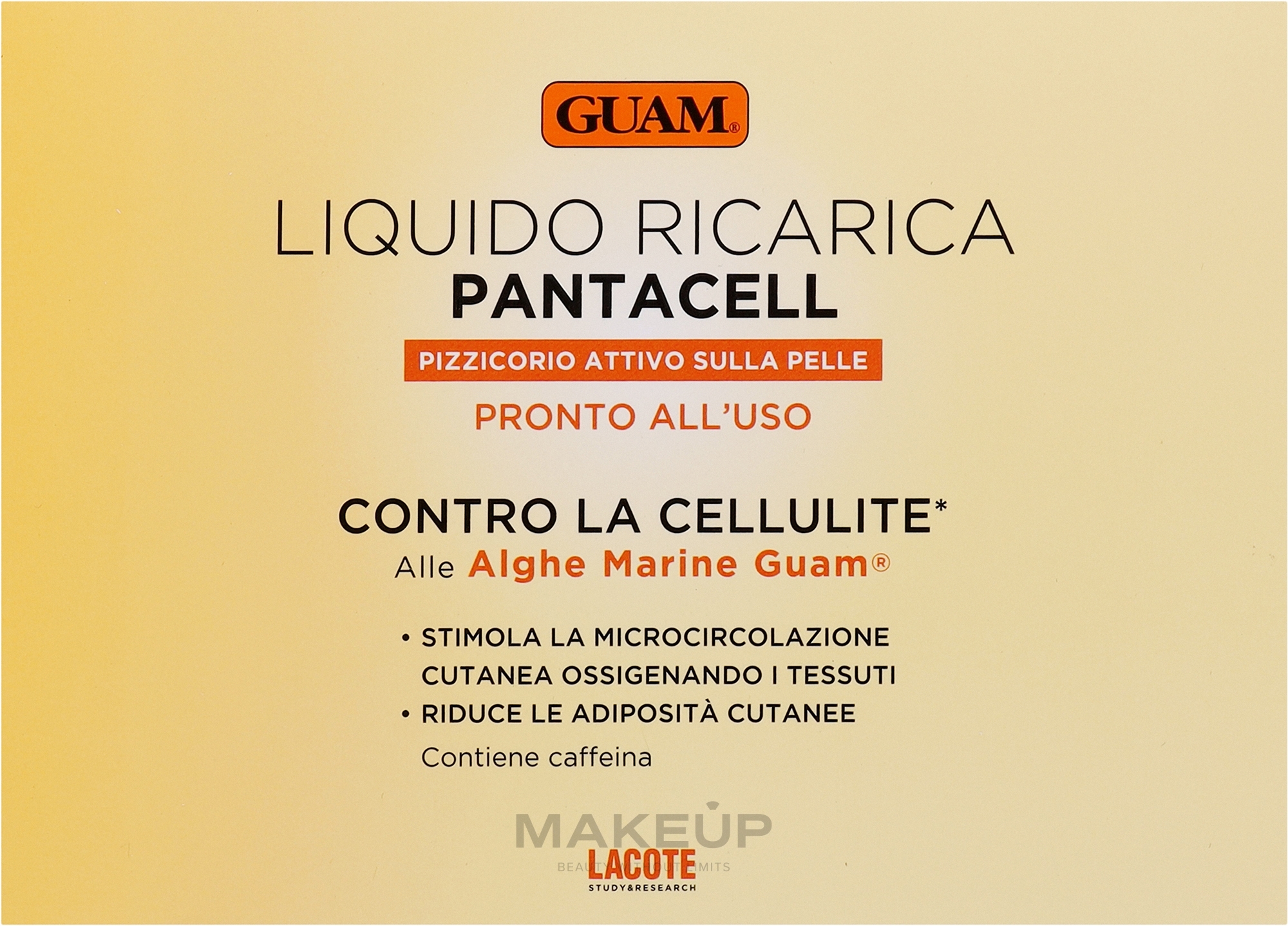 Рідина для штанів інтенсивної антицелюлітної дії з розігрівальним ефектом - Guam Pantacell — фото 3x100ml