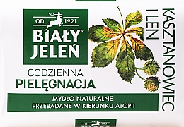 Мыло с экстрактом каштана - Bialy Jelen Soap Chestnut — фото N1