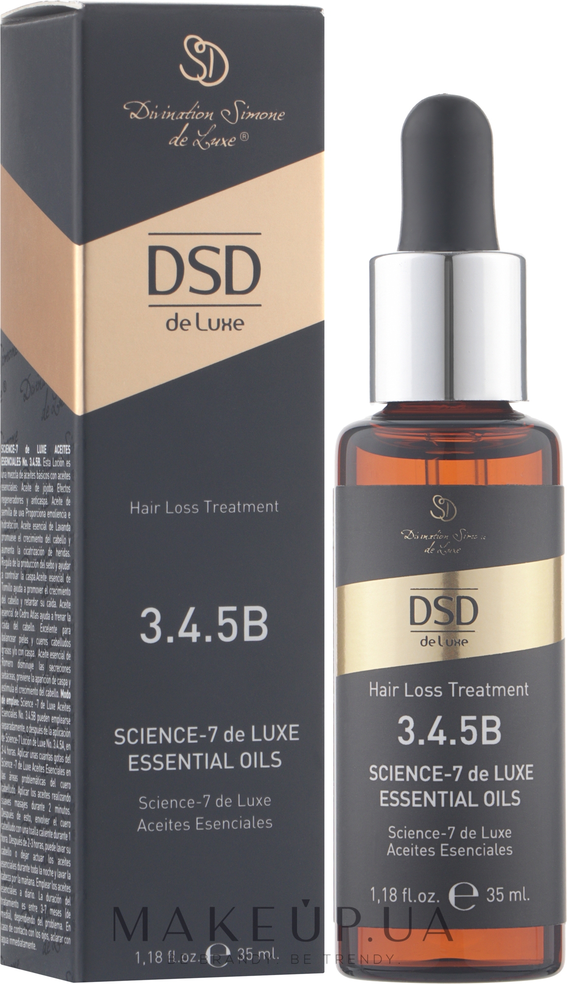 Эфирное масло Сайенс-7 № 3.4.5 Б - Simone DSD De Luxe Science-7 DeLuxe Essential Oils — фото 35ml