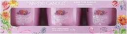 Парфумерія, косметика Набір - Yankee Candle Hand Tied Blooms (candle/3x37g)