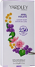 Набор - Yardley April Violets (soap/100g x 3) — фото N2