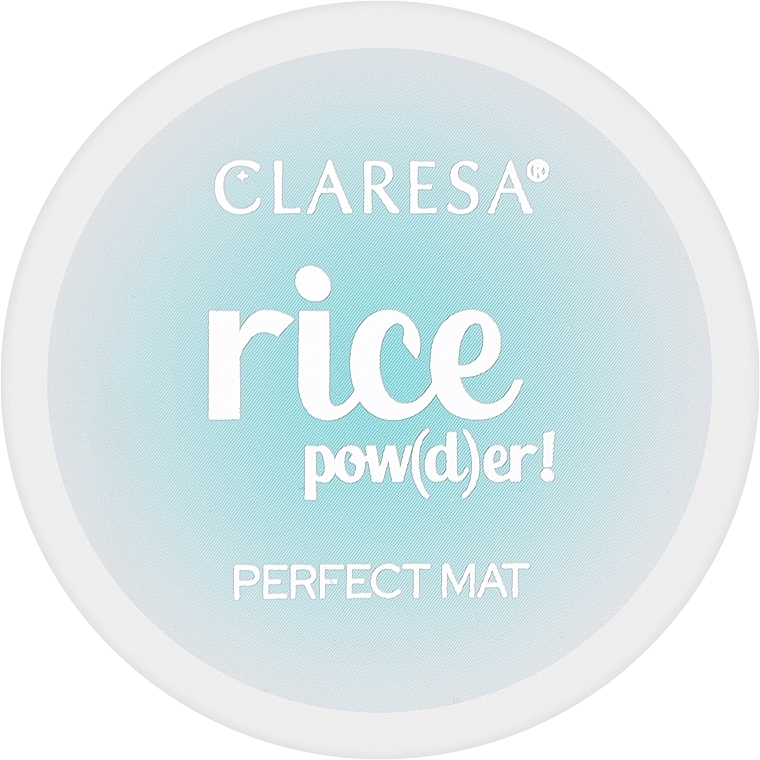 Рассыпчатая рисовая пудра - Claresa Matting Rice — фото N1