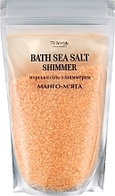 Парфумерія, косметика Сіль морська з шимером для ванни "Манго-М'ята" - Top Beauty Bath Salt 