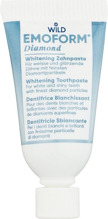 Зубна паста відбілювальна - Dr. Wild Emoform Diamond (пробник) — фото N1