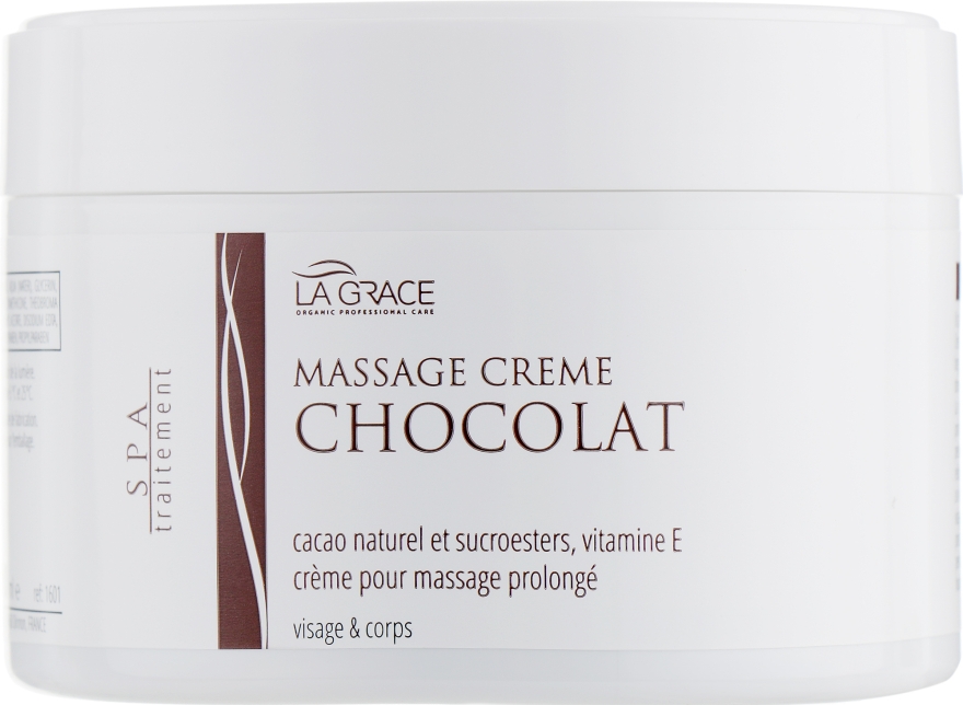 Масажний шоколадний крем для обличчя і тіла  - La Grace Chocolate Massage Creme — фото N3