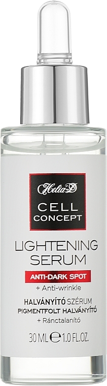 Сыворотка против признаков старения, осветляющая 65+ - Helia-D Cell Concept Lightening Serum  — фото N5