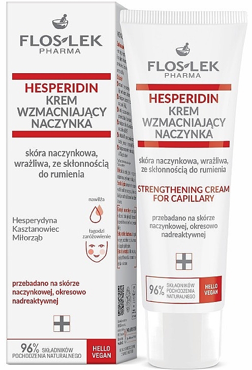 Укрепляющий крем для сосудов - Floslek Hesperidin Strengthening Cream For Capillary — фото N1