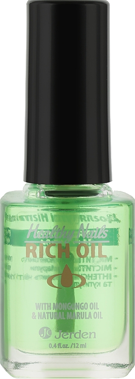 Олія для кутикули та нігтів з олією монгонго і марули № 162 - Jerden Healthy Nails Rich Oil