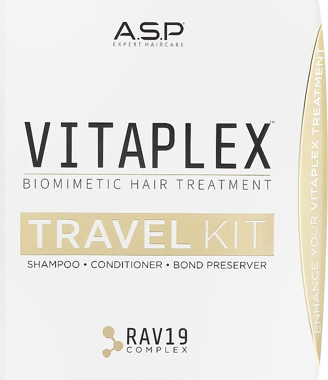 Набор - ASP Vitaplex Travel Kit (shm/100ml + cond/100ml + preserver/100ml) — фото N1