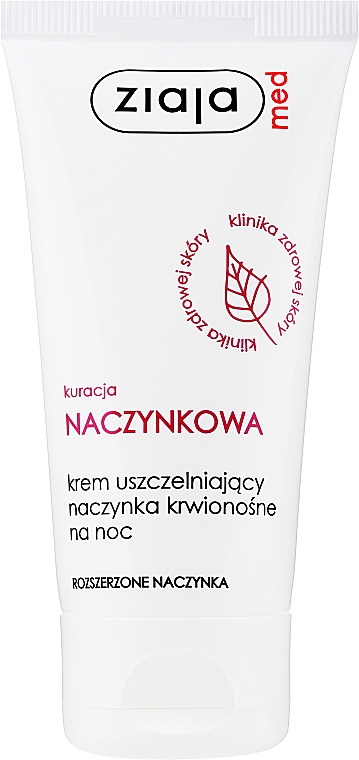 Ночной крем для лица - Ziaja Med Night Cream Capillary Treatment Sealing — фото N2