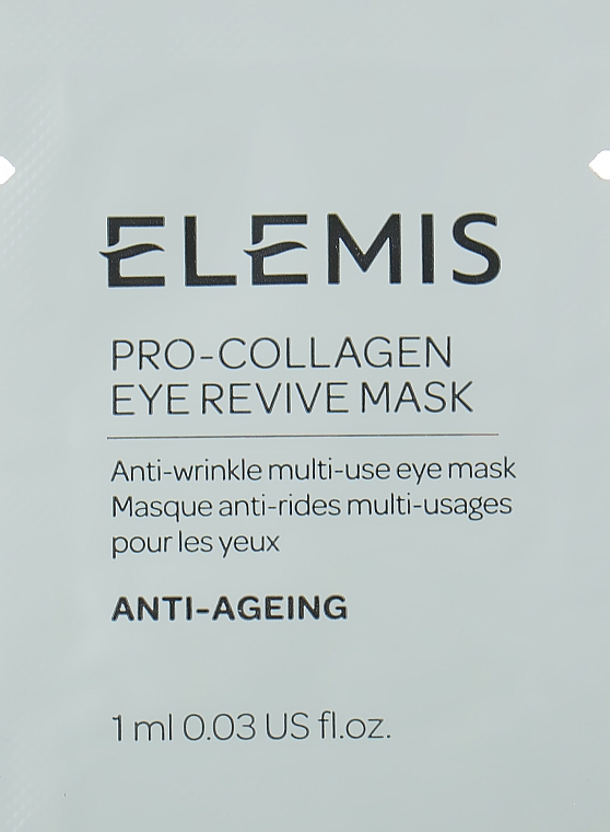 Крем-маска для очей проти зморщок - Elemis Pro-Collagen Eye Revive Mask (пробник) — фото N1