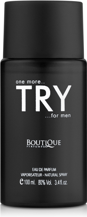 Boutique One More Try For Men Black - Парфюмированная вода (тестер с крышечкой)