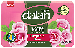 Парфумерія, косметика Гліцеринове мило "Троянда" - Dalan Savon De Marseille Glycerine Soap Organic Rose