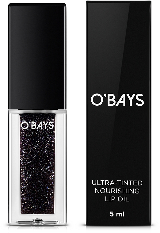 Олія-тінт для губ з мерехтінням - O’BAYS Ultra-Tinted Lip Oil — фото N2