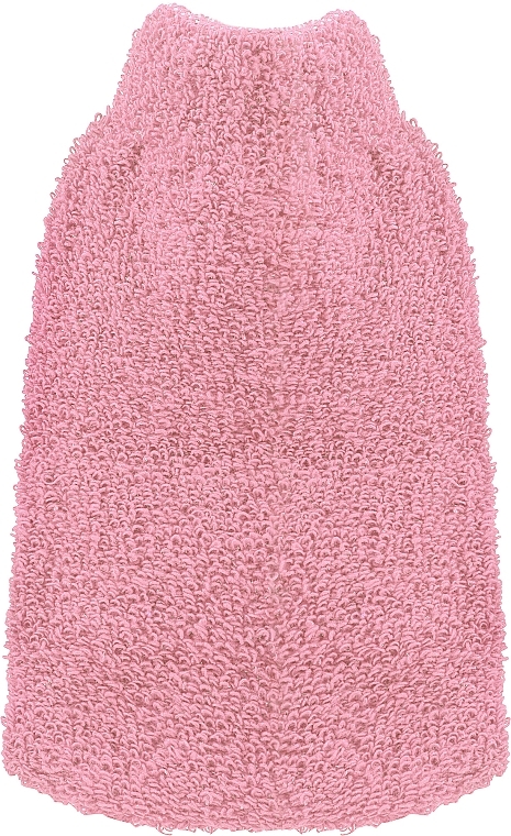 Рукавица для мытья и массажа тела, светло-розовая - Efas — фото N2