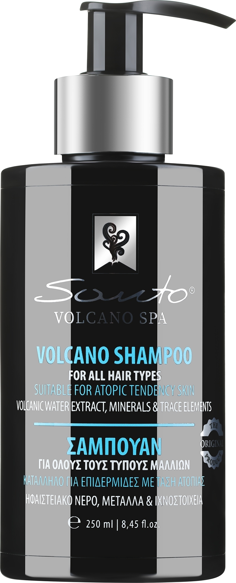 Шампунь для всех типов волос - Santo Volcano Spa Shampoo for All Hair Types — фото 250ml