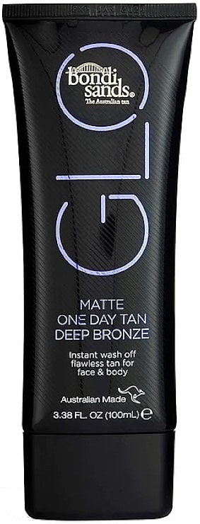 Автозагар для лица и тела, темно-бронзовый - Bondi Sands GLO Matte One Day Tan Deep Bronze — фото N1