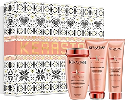 Парфумерія, косметика Набір - Kerastase Discipline Christmas Set 2020 (sham/250ml + fondant/200ml + serum/150ml)