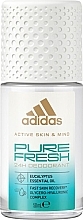 Дезодорант-антиперспірант кульковий для жінок - Adidas Active Skin & Mind Pure Fresh Deodorant Roll-On — фото N1