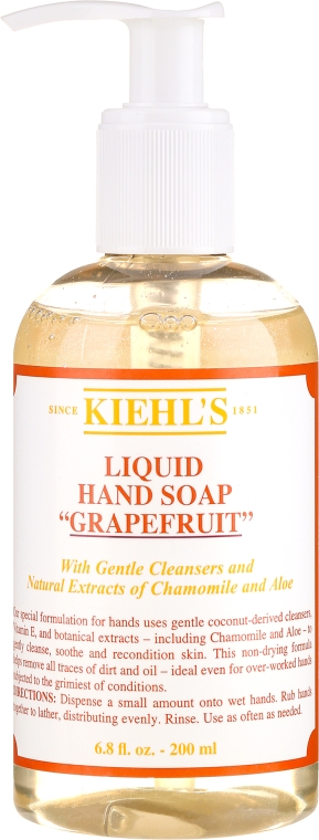 Рідке мило для рук "Грейпфрут" - Kiehl's Liquid Hand Soap Grapefruit — фото N1