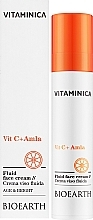 Крем-флюид для всех типов кожи лица - Bioearth Vitaminica Vit C + Amla Fluid Face Cream — фото N2