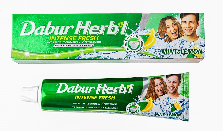 Зубна паста - Dabur Herb'l Mint & Lemon — фото N5