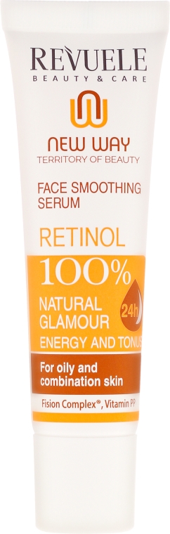 Сироватка з ретинолом для обличчя - Revuele Retinol Face Smoothing Serum Moisturise Tone Hydrate Lift Firm Skin — фото N2