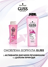 Шампунь для блеска ломких и тусклых волос - Gliss Kur Liquid Silk Shampoo — фото N2