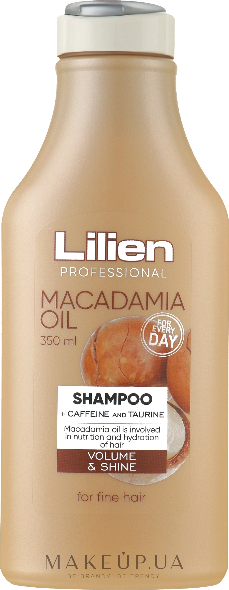 Шампунь для тонких волос - Lilien Macadamia Oil Shampoo — фото 350ml