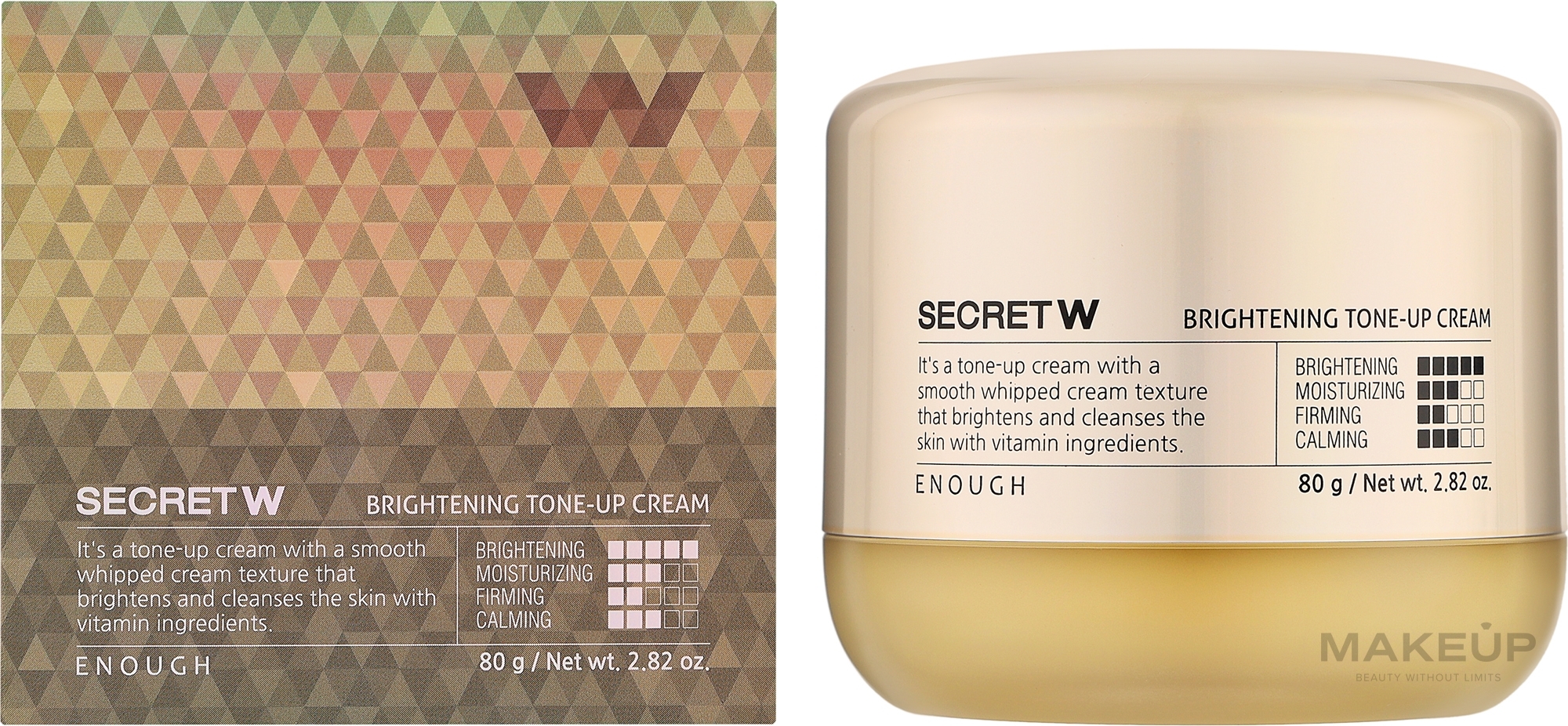 Крем для лица - Enough Secret W Brightening Tone-Up Cream — фото 100ml