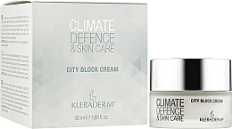 Защитный дневной анти-стресс крем для лица "Сити Блок" - Kleraderm Climate Defence City Block Cream  — фото N2