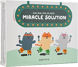 Духи, Парфюмерия, косметика Набор - Some By Mi AHA BHA PHA 30 Days Miracle Solution 4 Step Kit (sun/cr/25ml + ton/30ml + ser/10ml + f/cr/20g)