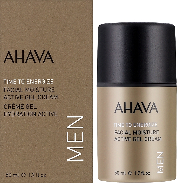 Зволожувальний крем-гель для обличчя - Ahava Time To Energize Men Active Moisture Gel Cream — фото N2